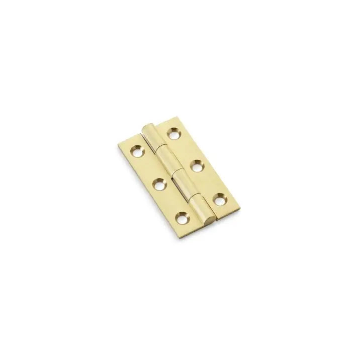 Alexander and Wilks Heavy Pattern Solid Brass Cabinet Butt Hinge - Pair