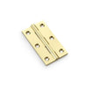 Alexander and Wilks Heavy Pattern Solid Brass Cabinet Butt Hinge - Pair