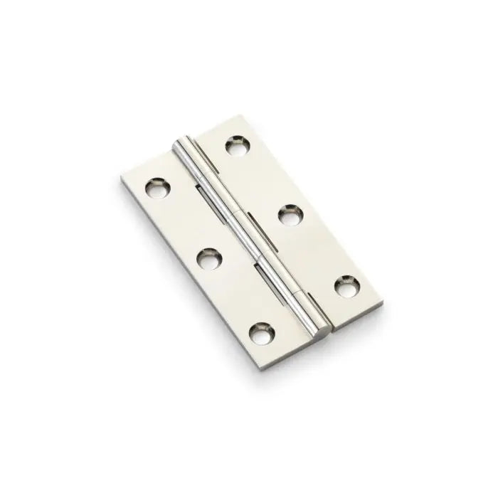 Alexander and Wilks Heavy Pattern Solid Brass Cabinet Butt Hinge - Pair