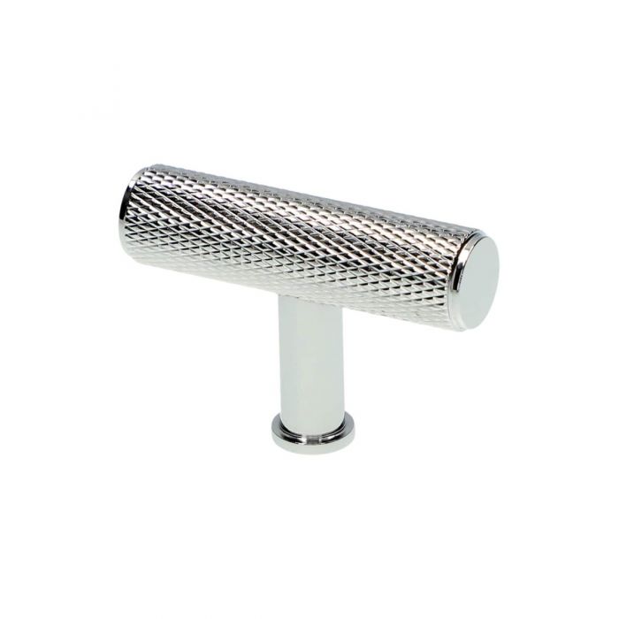 Alexander and Wilks Crispin Knurled T-bar Cupboard Knob