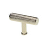 Alexander and Wilks Crispin Knurled T-bar Cupboard Knob