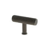 Alexander and Wilks Crispin Reeded T-bar Cupboard Knob