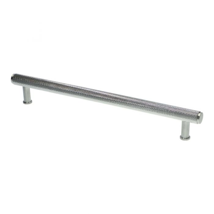 Alexander and Wilks Crispin Dual Finish Knurled T-bar Cupboard Pull Handle