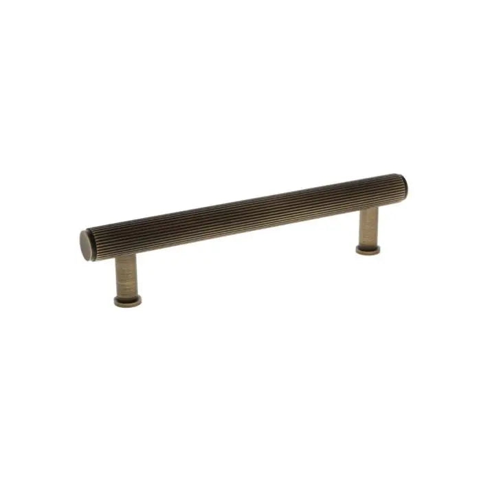 Alexander and Wilks Crispin Reeded T-bar Cupboard Pull Handle