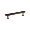 Alexander and Wilks Crispin Reeded T-bar Cupboard Pull Handle