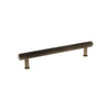 Alexander and Wilks Crispin Reeded T-bar Cupboard Pull Handle