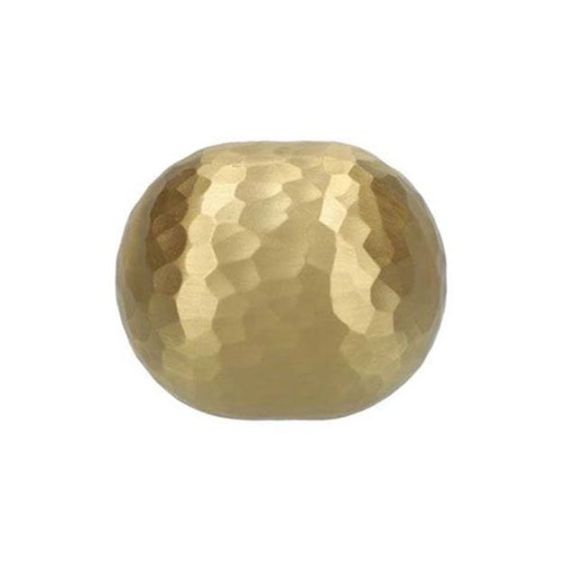 Alexander and Wilks Patrice Hammered Horizontal Oval Cupboard Knob