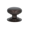 Alexander and Wilks Waltz Round Cupboard Knob on Stepped Rose