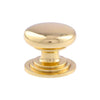 Alexander and Wilks Waltz Round Cupboard Knob on Stepped Rose