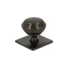 Alexander and Wilks Quantock Cupboard Knob on Square Backplate