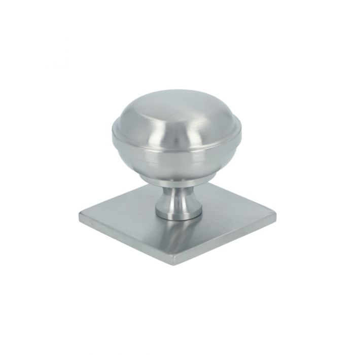 Alexander and Wilks Quantock Cupboard Knob on Square Backplate