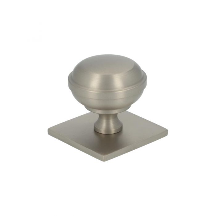 Alexander and Wilks Quantock Cupboard Knob on Square Backplate