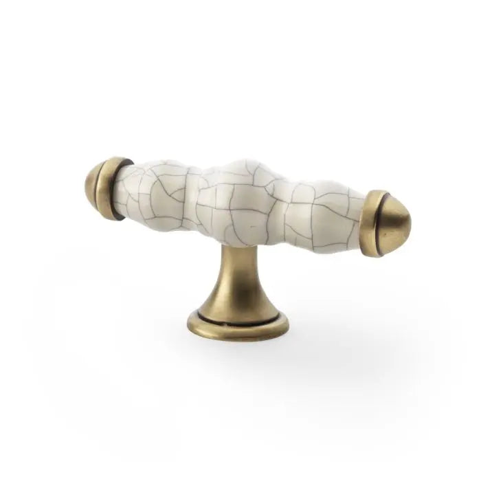 Alexander and Wilks Ceramic T-bar Cupboard Knob