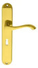 Carlisle Brass Andros Superior Quality Door Handle on Longplate - Pair