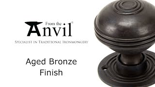 Aged Bronze Regency Concealed Drawer Pull