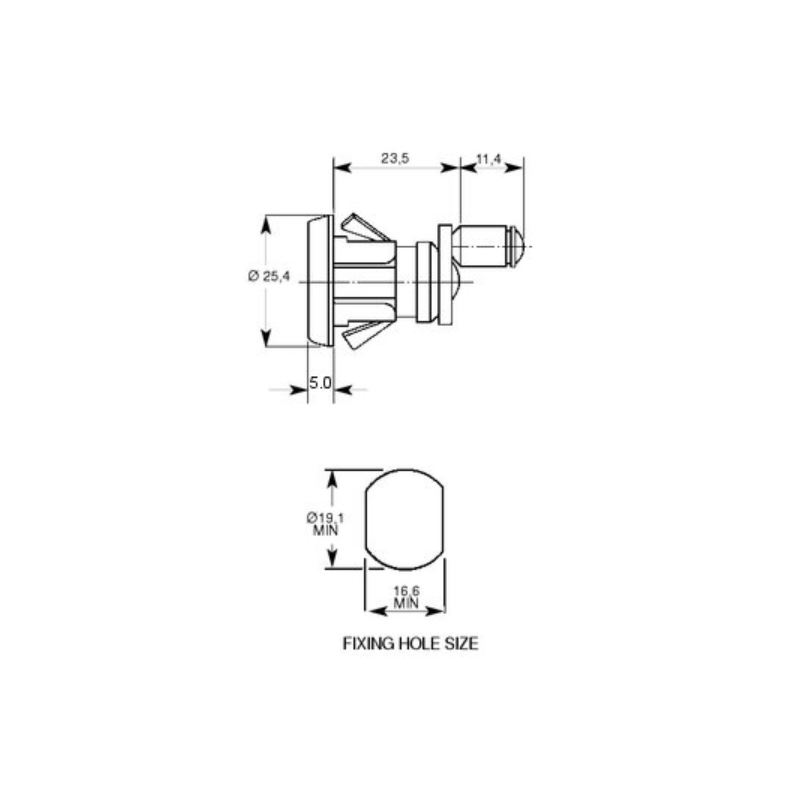 23.5MM MULTI-DRAWER LOCK L&F 1346