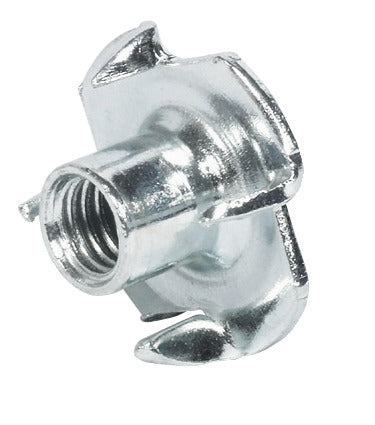 T-Nut Four Prong M8 D22mm St Galv