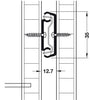 2132 BB Drawer Runner Sgl 31kg 650mm Blk
