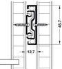 3832-EC BB Drawer Runner Full 45kg 550mm Blk