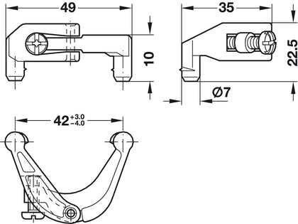 Mitre Joint Connector ZA Bright