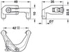 Mitre Joint Connector ZA Bright