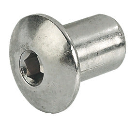 Sleeve Nut SW4 M6 St Burnished