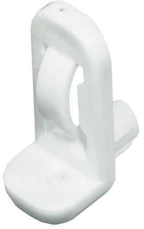 Gls Shelf Support D5mm w Catch Pl Trans