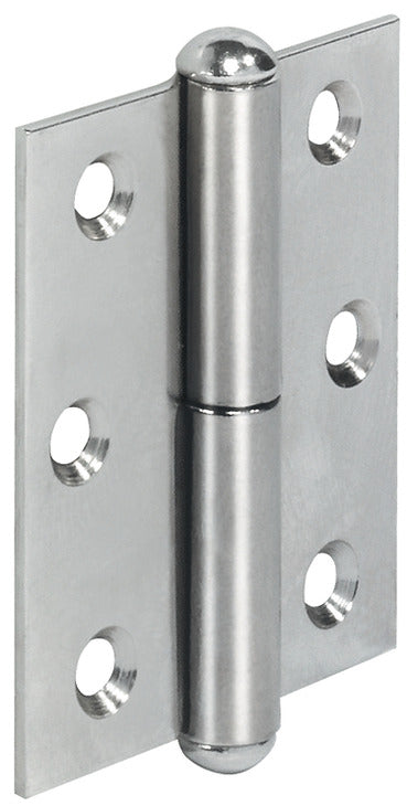 Furniture Hinge Straight RH 50mm St NP