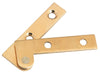 Corner Pivot Hinge wo Stop 50mm Brs Pol