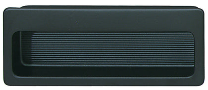 Inset Hdl Steel Matt Black 75x32mm