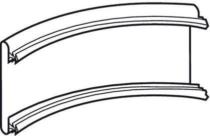 Hawa Multifold 30/W Seal Profile 5m Wht