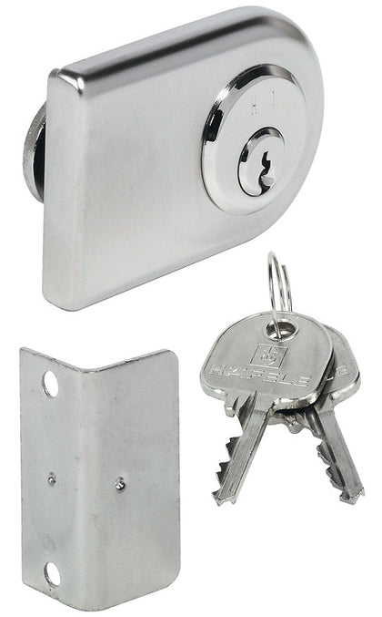 Glass Door Cyl Lever Lock B Diff MNP