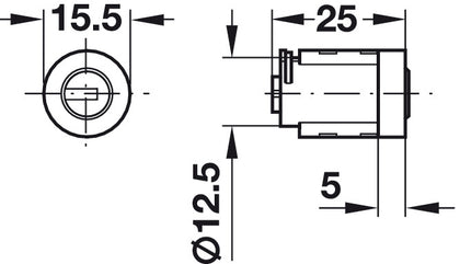 Symo3000 Cylinder Core 007A NP