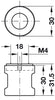 Symo3000 Fixed Hdl Screw Mtd M4 MNP