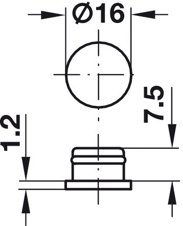 Symo3000 Cover Plate 1.2mm Zinc MNP