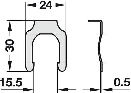 Symo3000 Cam Lock Clip for 0.8-1.5mm SNP