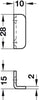 Glass Door Cyl Lever Lock A H1 MNP