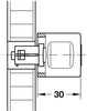 Symo3000 Lock Hdl Case wo Rings LH MNP