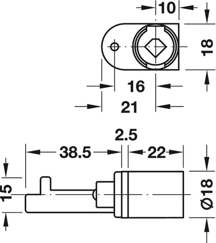 Symo3000 Cylinder Lock for Variant C MNP