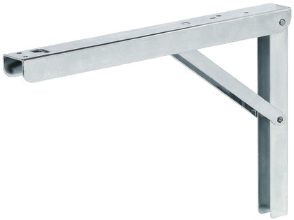 Hinged Bracket Adj 400mm 200kg/Pr St Gal