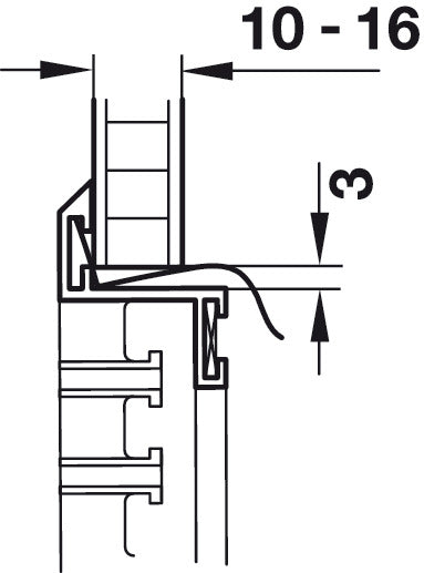 Spring Clip for Fastening to Z-Frame SS