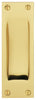 Flush Pull Hdl 120x40mm Brass AB