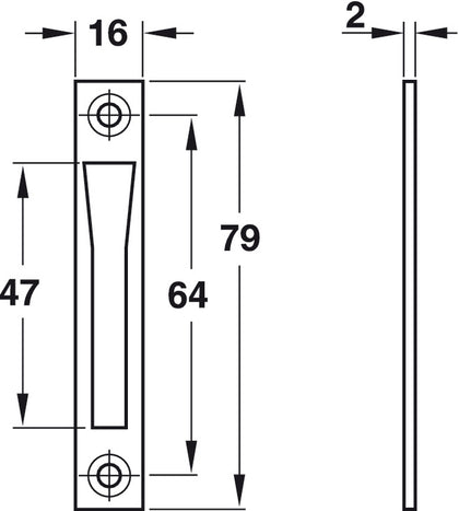 Startec Budget Lock - Strike Plate