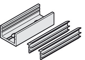 Hawa Junior 40GL+GP Btm/Wall Gls Retain