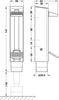 Foot Op Dr Hold 55mm Throw 147mm SSS