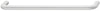 D Handle Steel Matt Chr D10mm 128mm cc