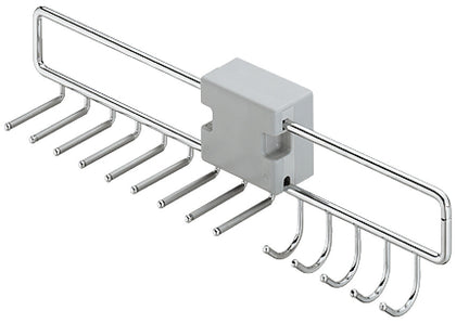 W/Robe PO Tie Rail/Belt Rack 455mm P.Chr