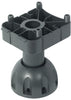 Plinth Foot Adj 120mm Press Pl Black