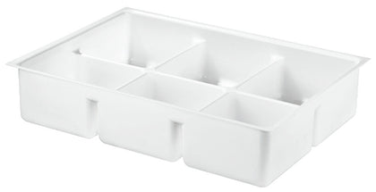 Variant D 85mm Tray 6 Compartments Wht