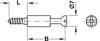 Minifix S100 Con Bolt 3/5/34mm St Galv